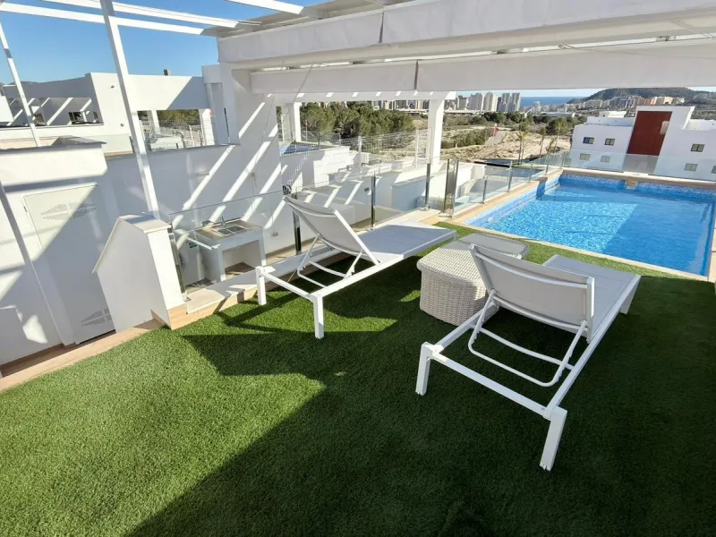 Bungalow con vistas al mar en Finestrat 🌴