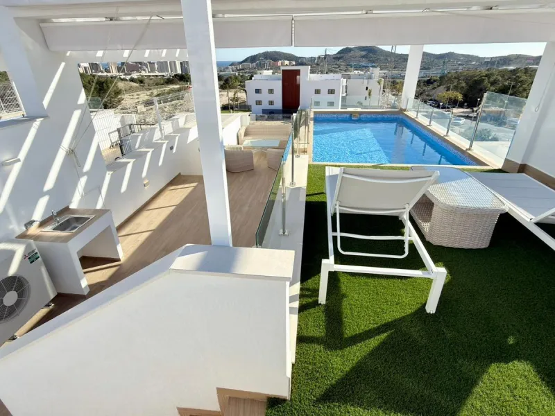 Bungalow con vistas al mar en Finestrat 🌴