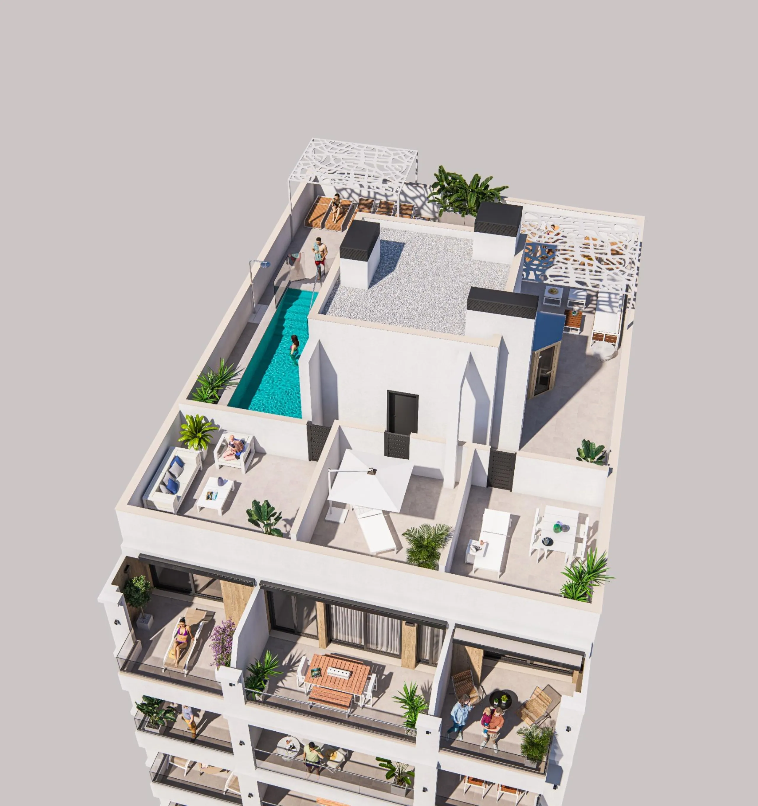 Apartamentos de nueva construcción en el corazón de Torrevieja