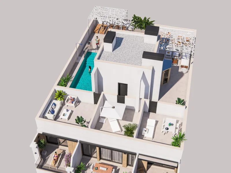 Apartamentos de nueva construcción en el corazón de Torrevieja