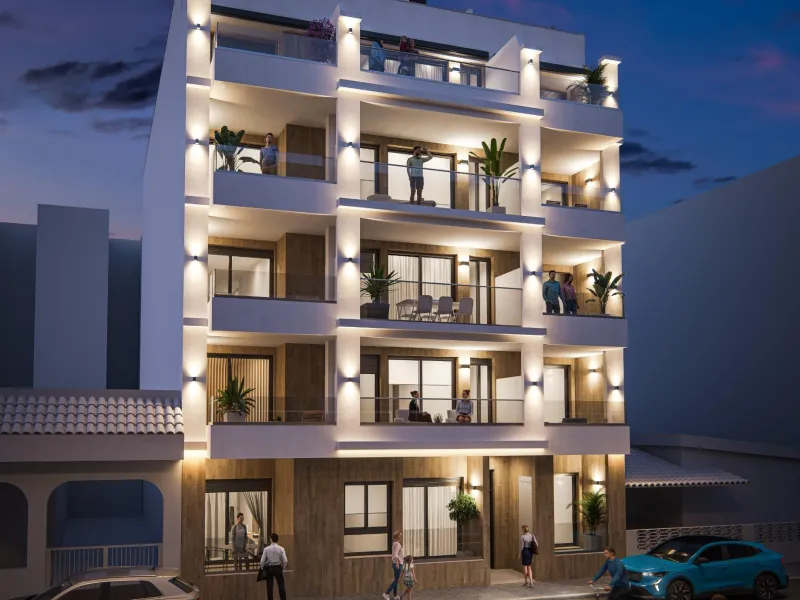 Apartamentos de nueva construcción en el corazón de Torrevieja