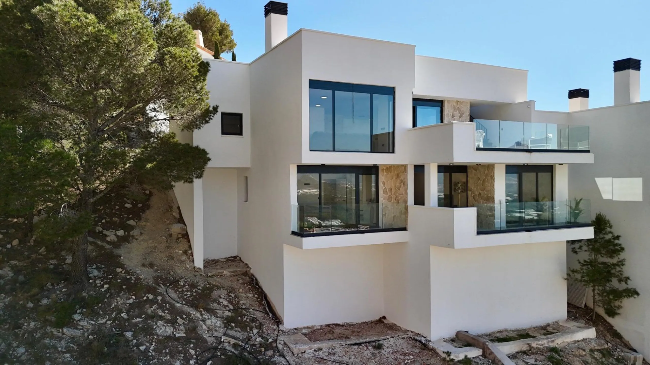 Villa moderna con vistas panorámicas al mar en Sierra de Altea – Costa Blanca