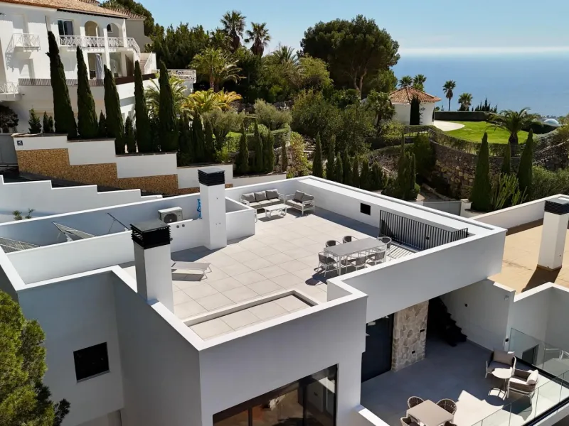 Villa moderna con vistas panorámicas al mar en Sierra de Altea – Costa Blanca