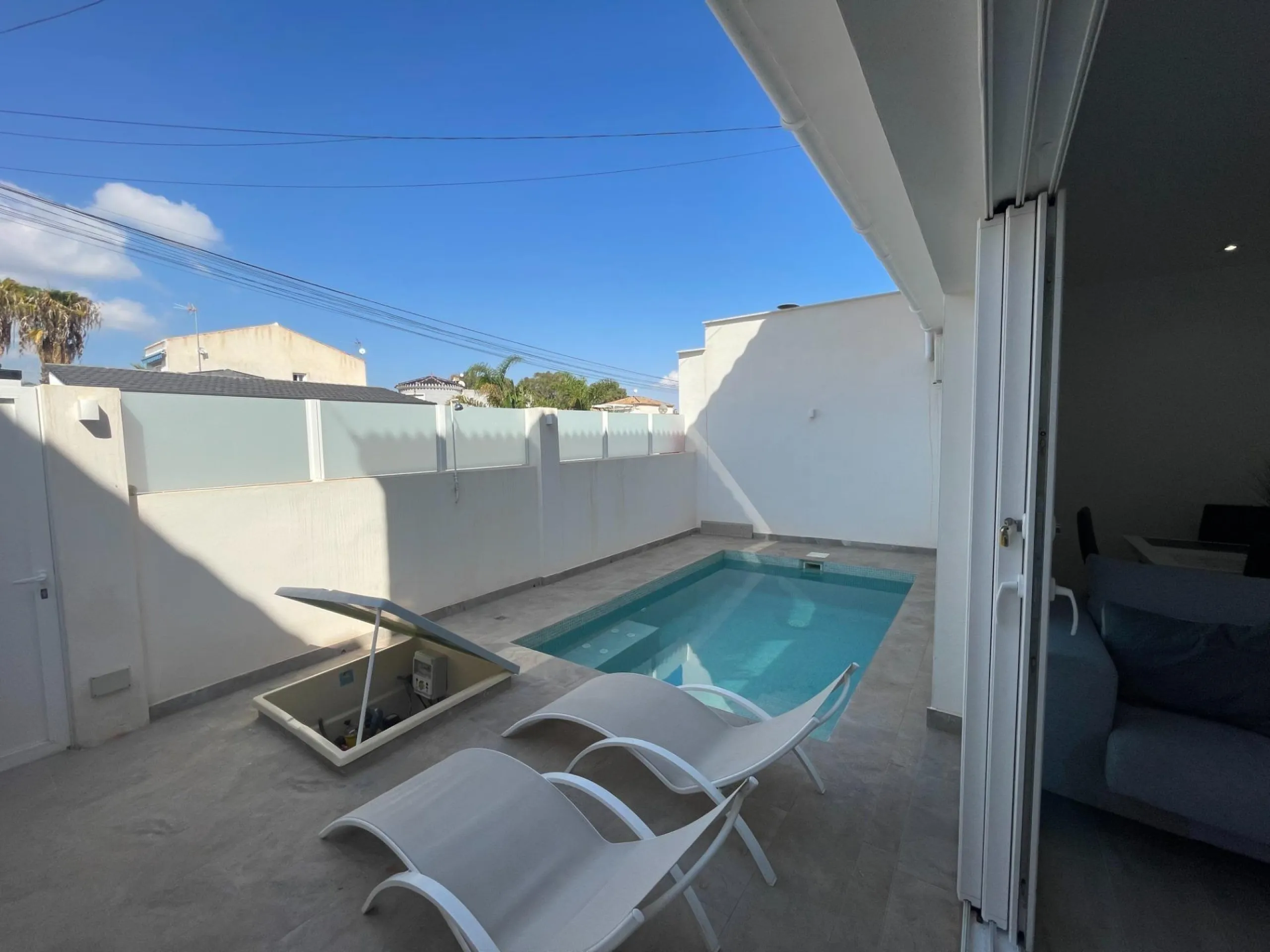 BONITO BUNGALOW REFORMADO CON PISCINA PRIVADA EN CABO ROIG : 3 hab, 1 baño