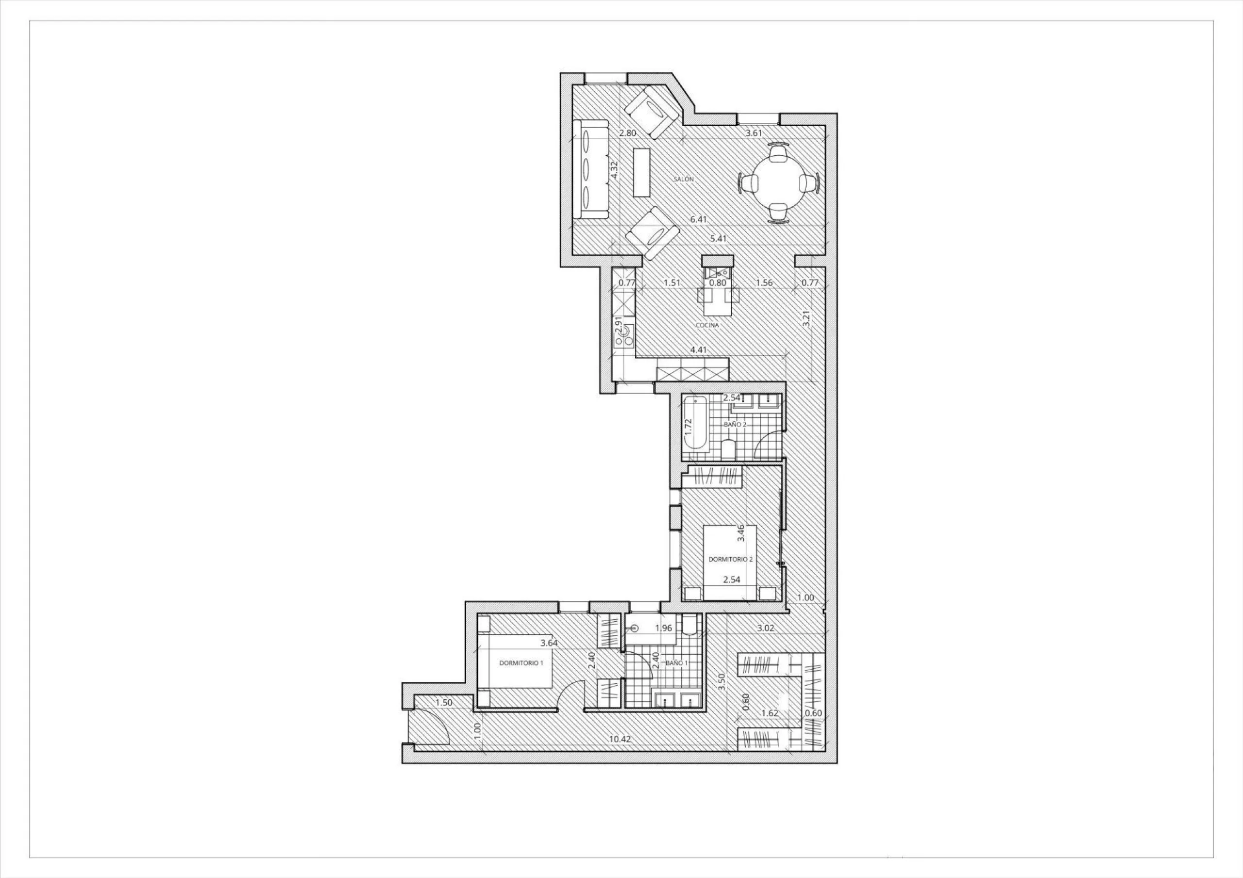 ELEGANTE VIVIENDA EXTERIOR REFORMADA CON ORIENTACIÓN SUR EN EL BARRIO DE SALAMANCA