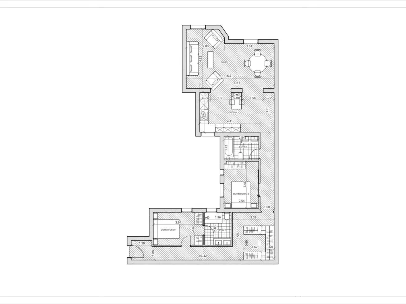 ELEGANTE VIVIENDA EXTERIOR REFORMADA CON ORIENTACIÓN SUR EN EL BARRIO DE SALAMANCA