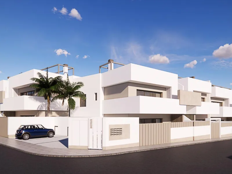 Bungalows de nueva construcción en venta en Pilar de la Horadada, a 3 km de la playa