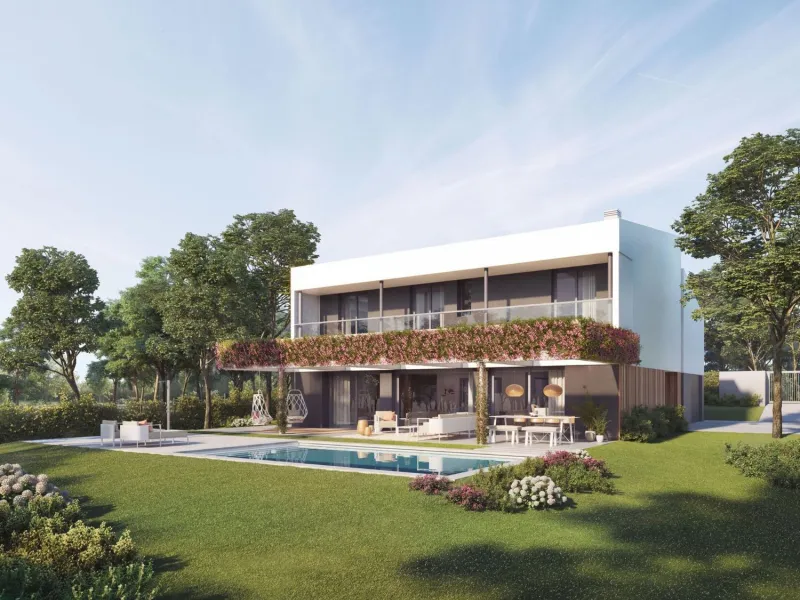 New-Build Villa on the Front Line of the Golf Course with Contemporary Design in La Roca del Valles, Barcelona