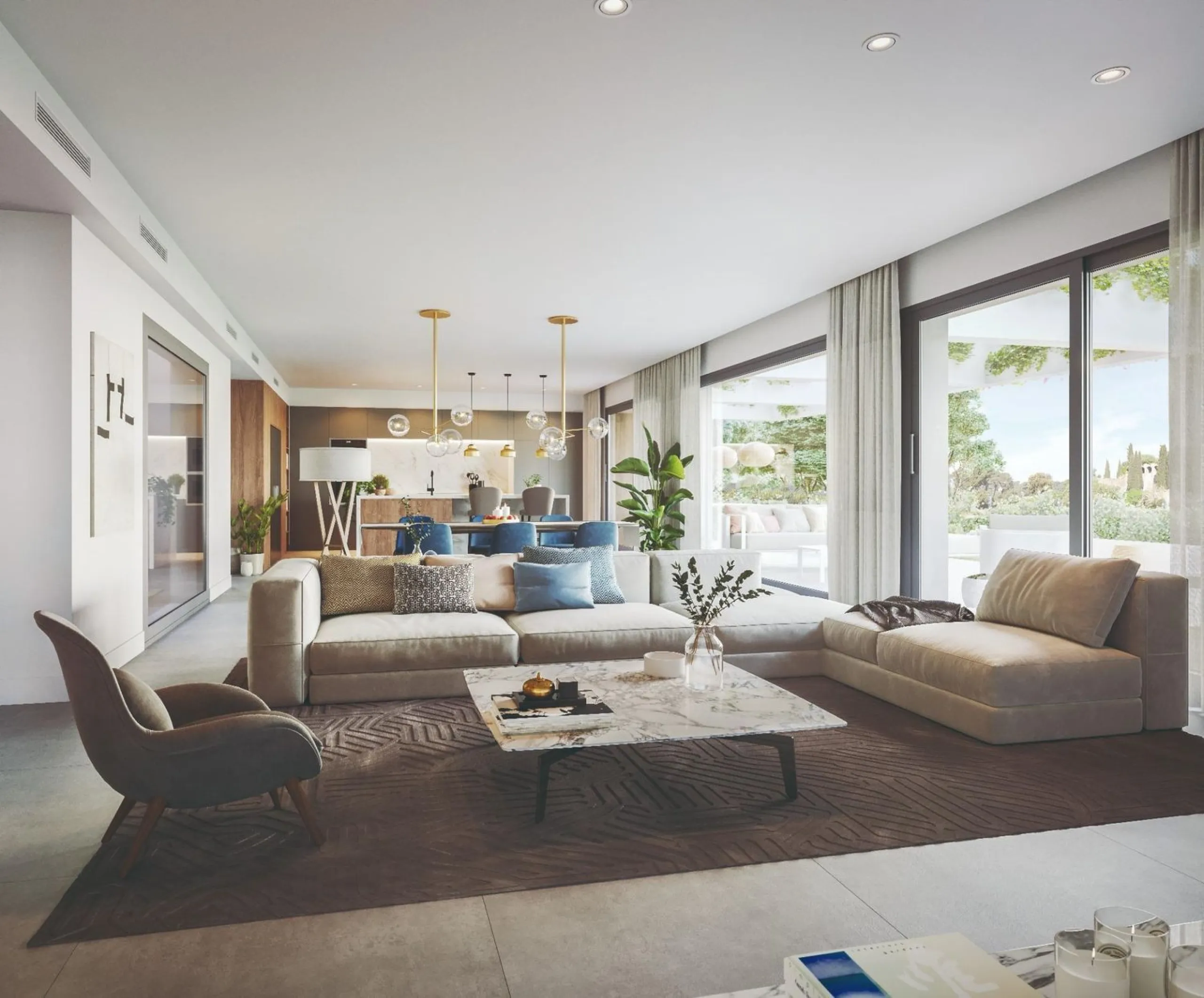 New-Build Villa on the Front Line of the Golf Course with Contemporary Design in La Roca del Valles, Barcelona