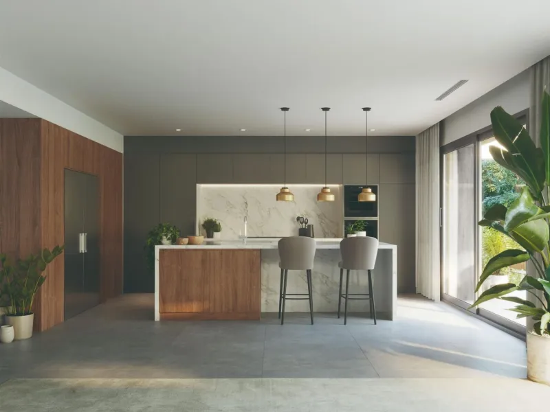 New-Build Villa on the Front Line of the Golf Course with Contemporary Design in La Roca del Valles, Barcelona