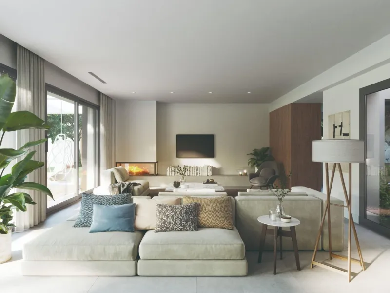 New-Build Villa on the Front Line of the Golf Course with Contemporary Design in La Roca del Valles, Barcelona