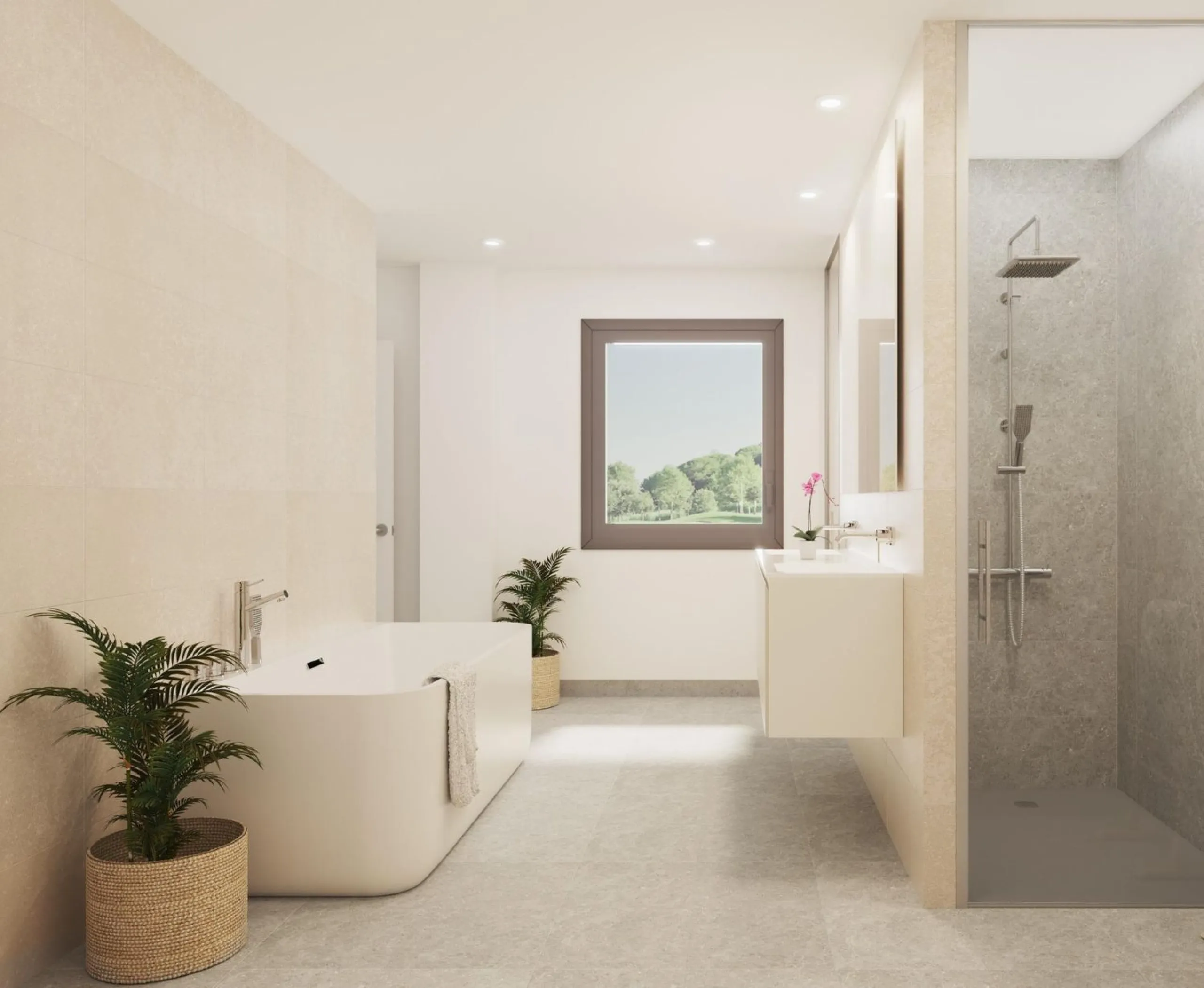 New-Build Villa on the Front Line of the Golf Course with Contemporary Design in La Roca del Valles, Barcelona