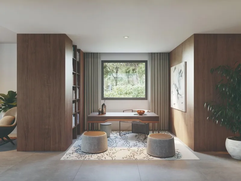 New-Build Villa on the Front Line of the Golf Course with Contemporary Design in La Roca del Valles, Barcelona