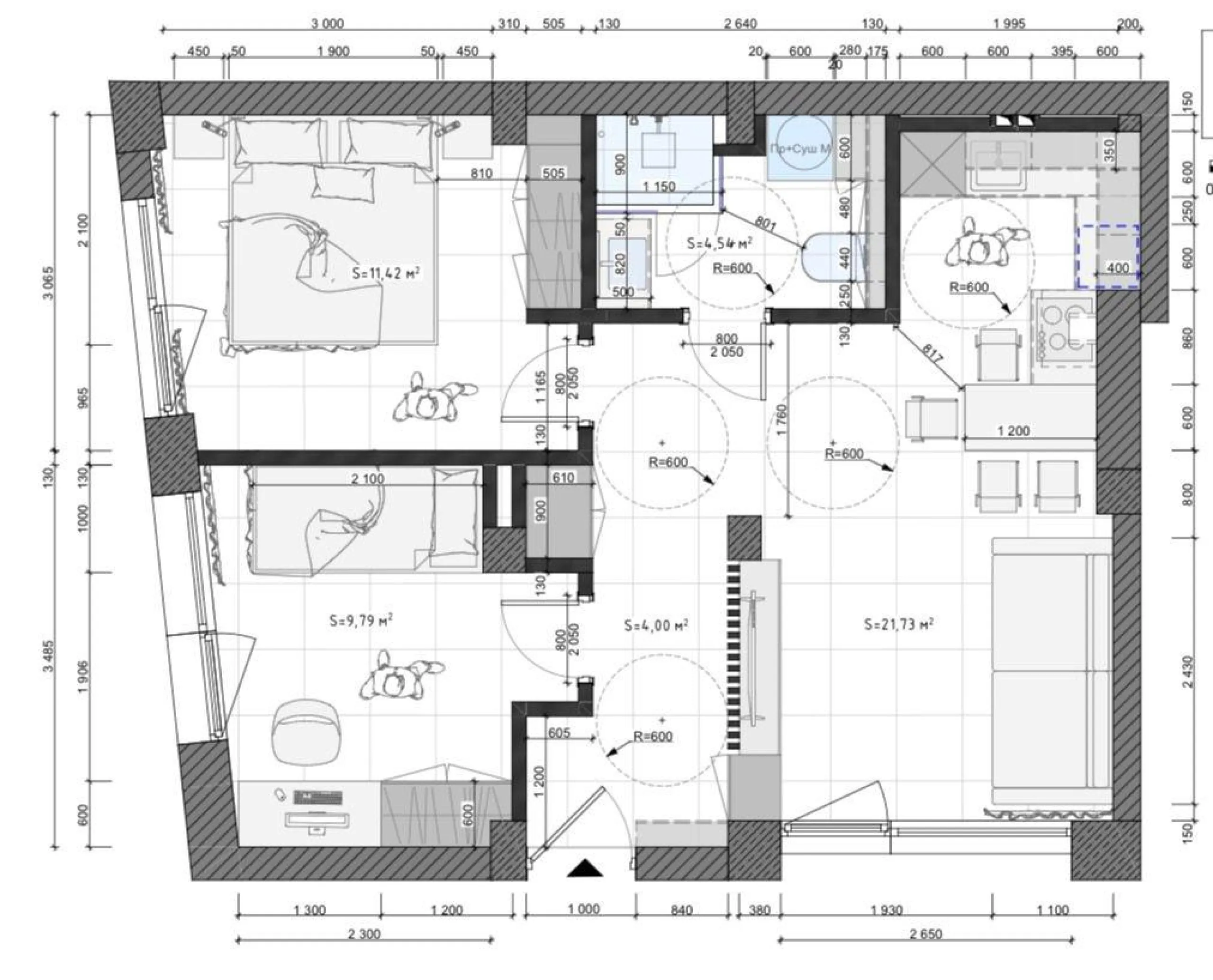 Apartamento moderno en planta baja en Alicante