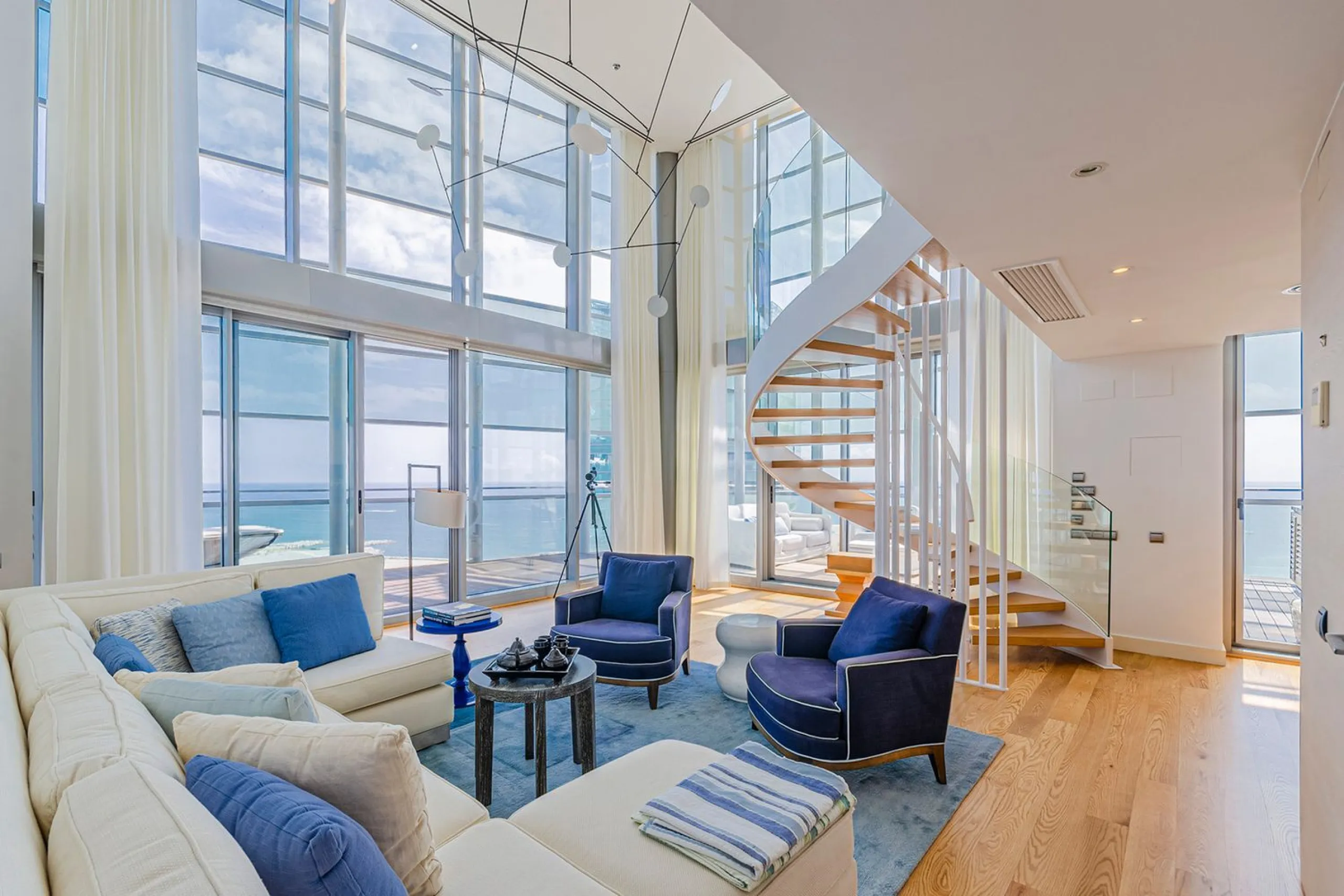 Duplex Penthouse with Panoramic Terrace and Sea Views in Diagonal Mar, Barcelona