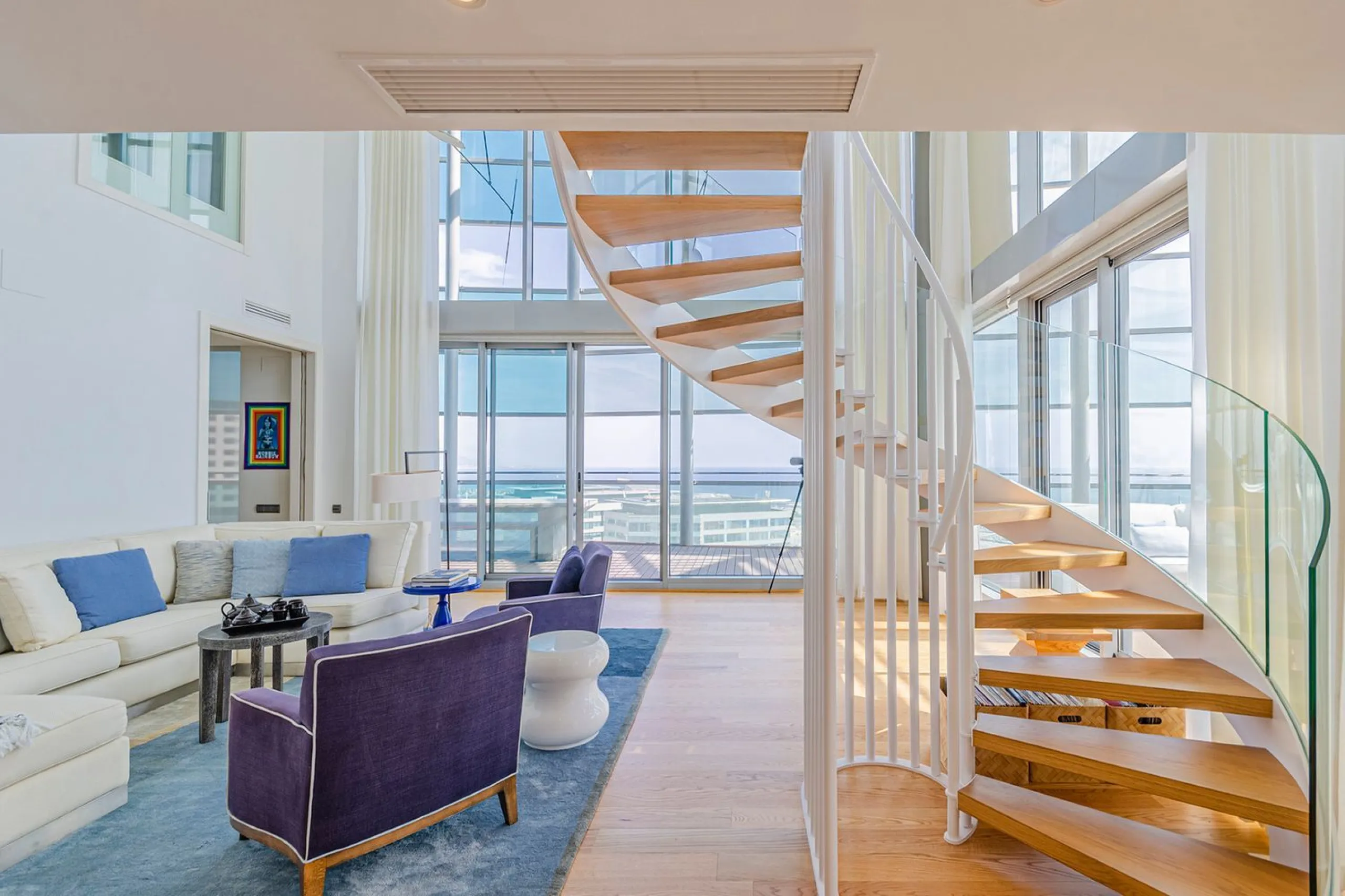Duplex Penthouse with Panoramic Terrace and Sea Views in Diagonal Mar, Barcelona