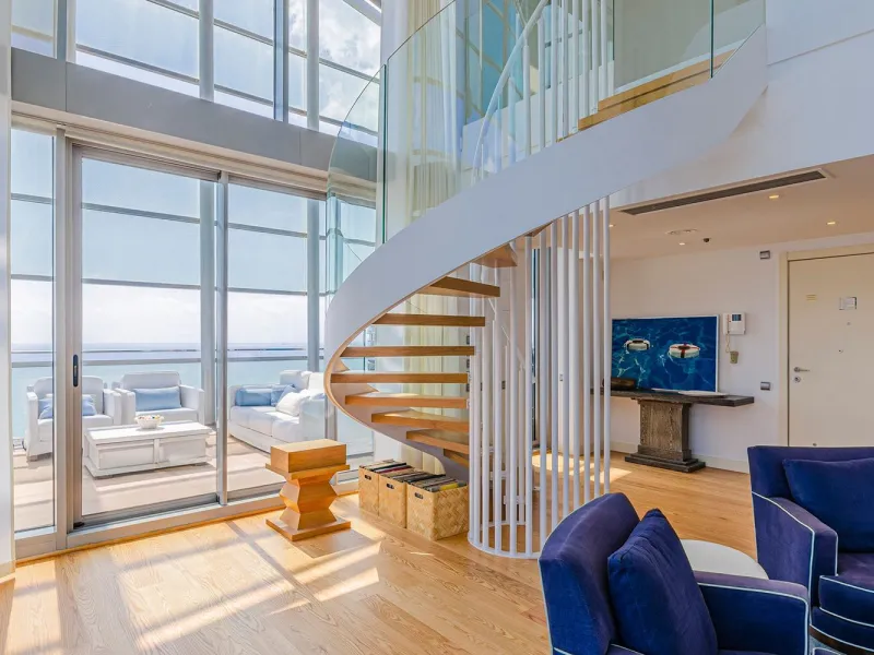 Duplex Penthouse with Panoramic Terrace and Sea Views in Diagonal Mar, Barcelona