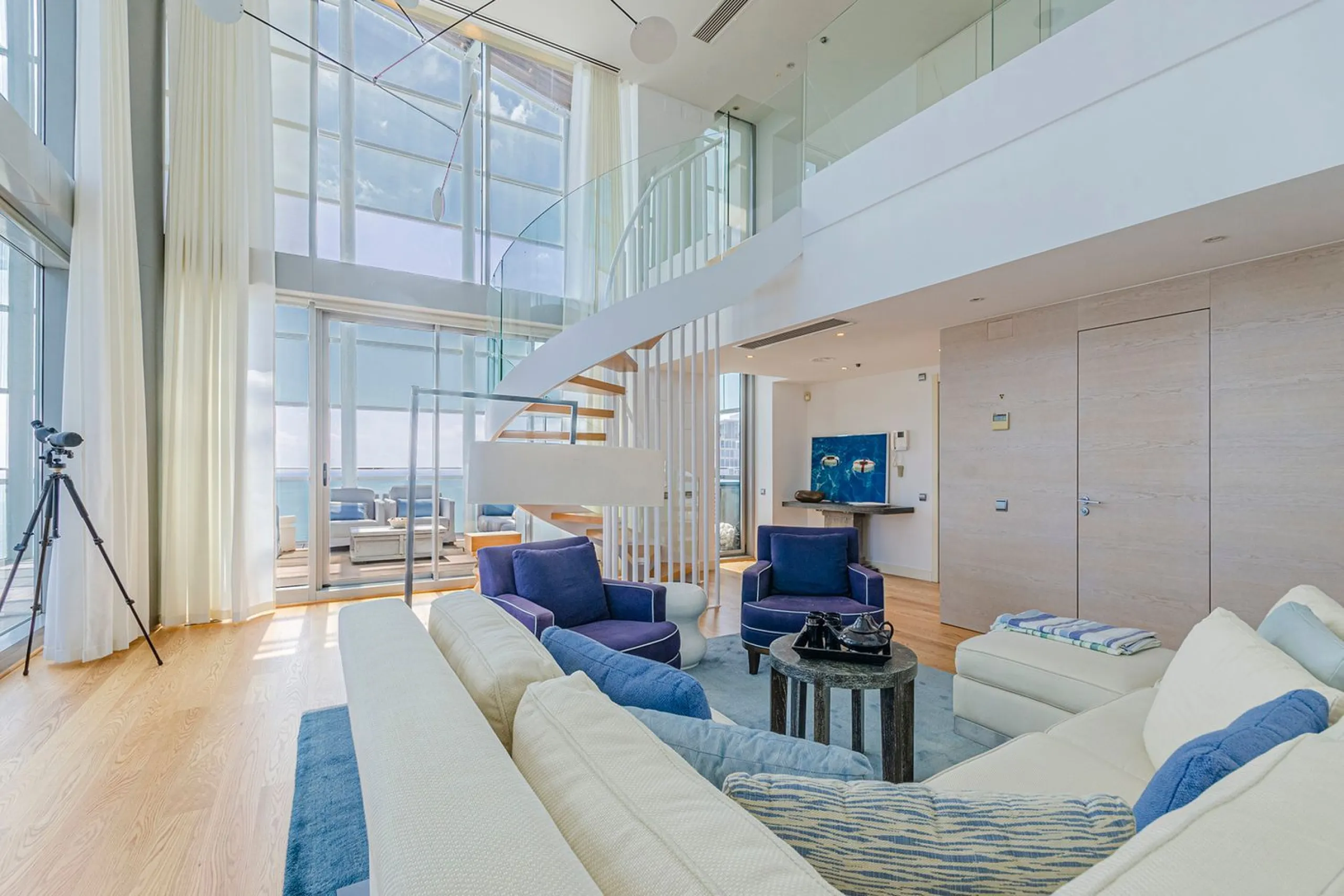 Duplex Penthouse with Panoramic Terrace and Sea Views in Diagonal Mar, Barcelona
