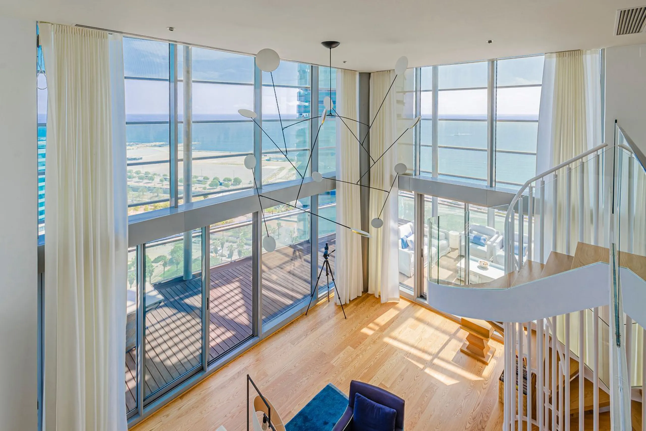 Duplex Penthouse with Panoramic Terrace and Sea Views in Diagonal Mar, Barcelona