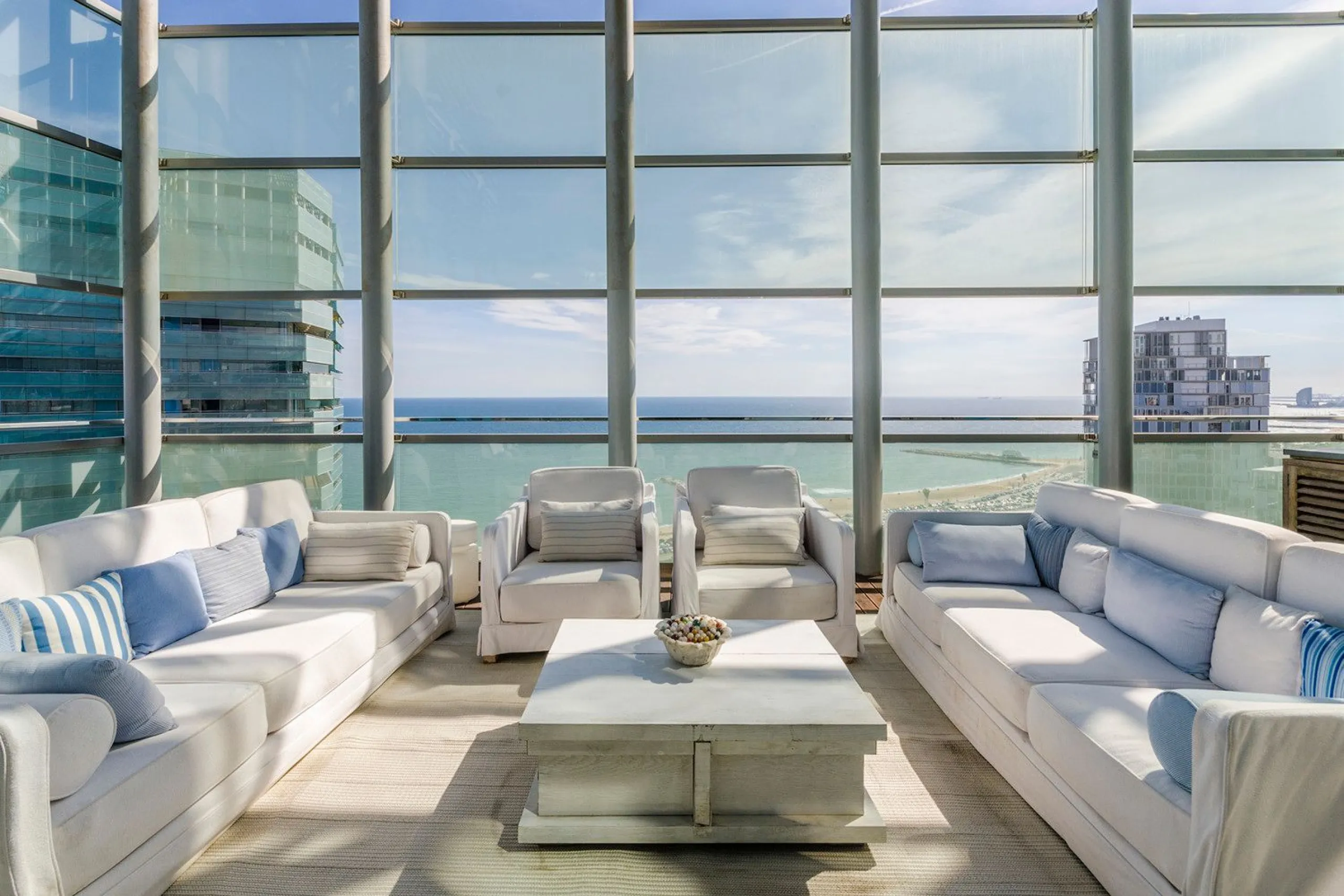 Duplex Penthouse with Panoramic Terrace and Sea Views in Diagonal Mar, Barcelona