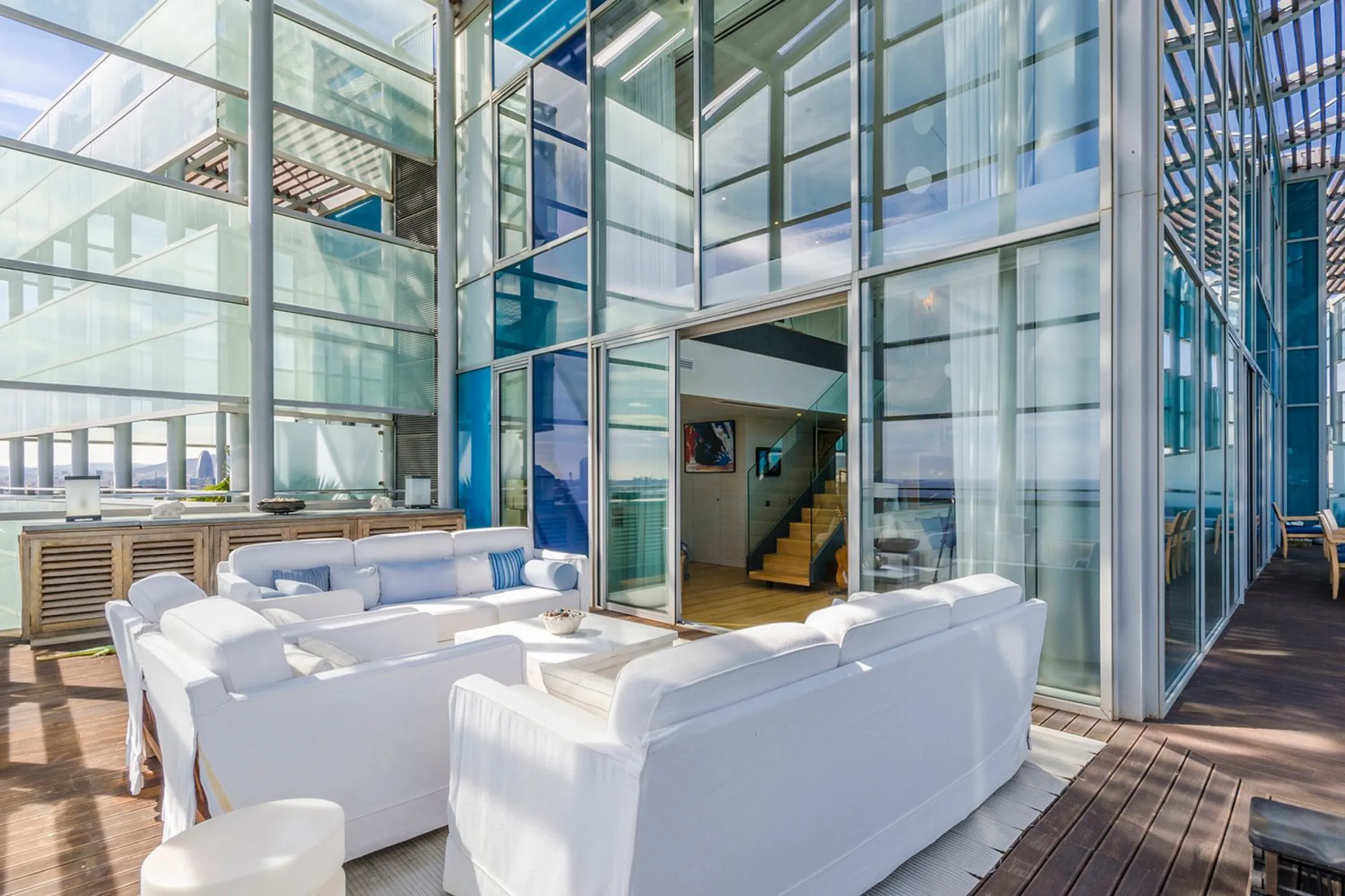 Duplex Penthouse with Panoramic Terrace and Sea Views in Diagonal Mar, Barcelona