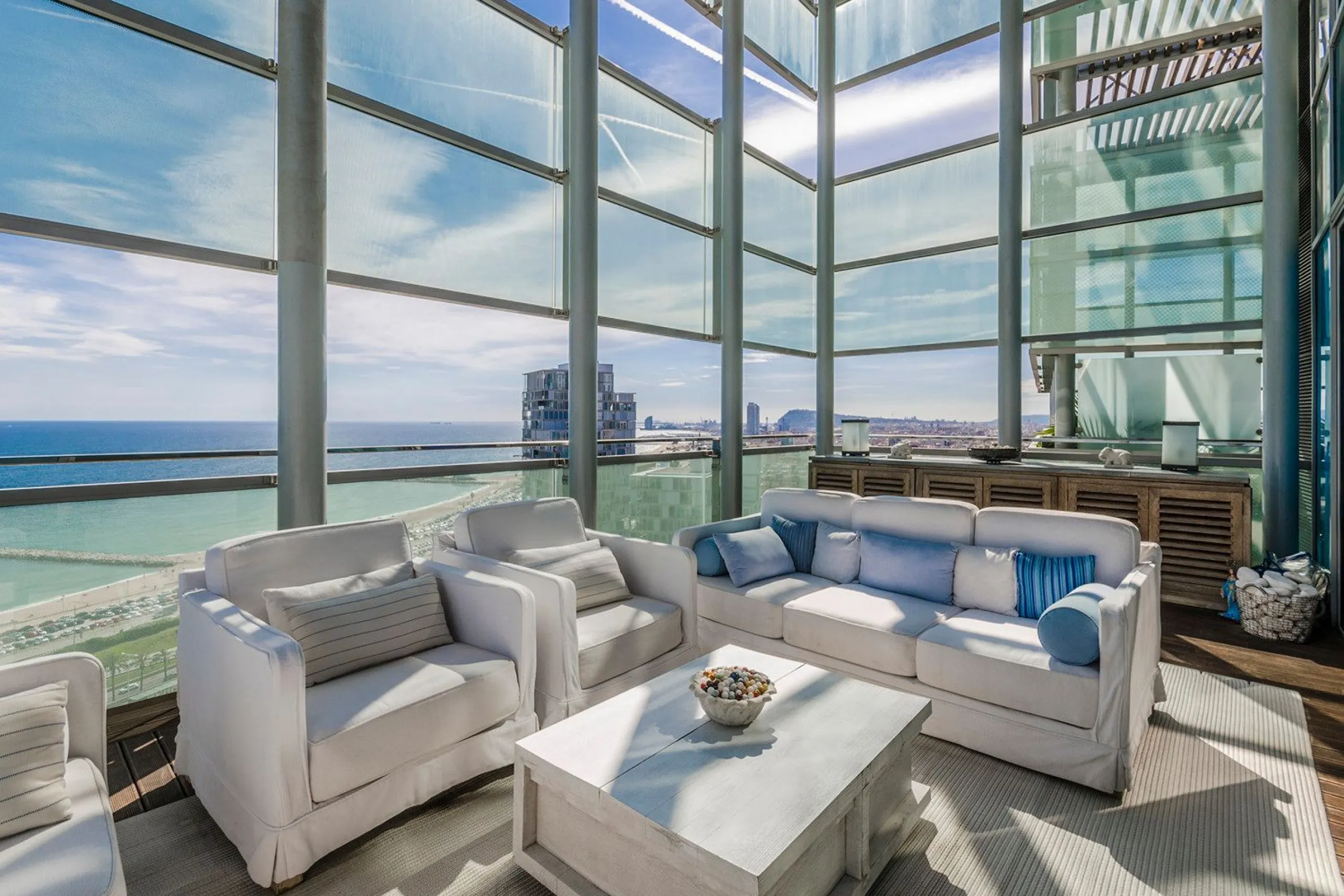 Duplex Penthouse with Panoramic Terrace and Sea Views in Diagonal Mar, Barcelona