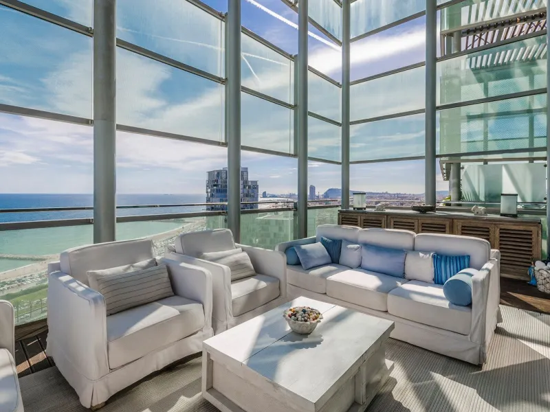Duplex Penthouse with Panoramic Terrace and Sea Views in Diagonal Mar, Barcelona