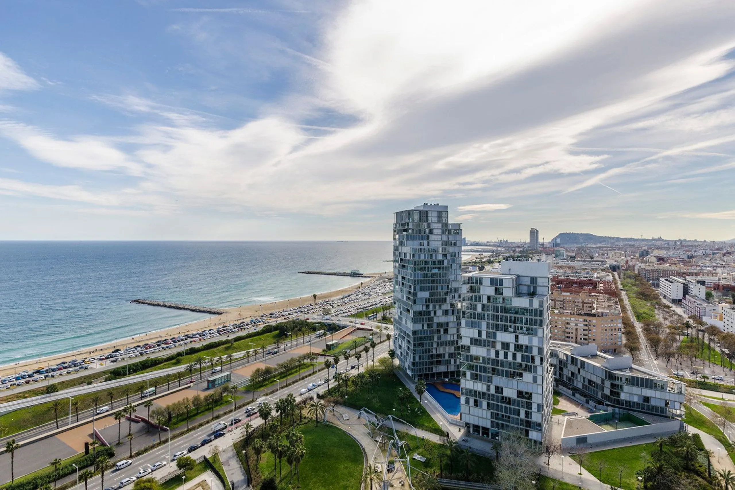 Duplex Penthouse with Panoramic Terrace and Sea Views in Diagonal Mar, Barcelona