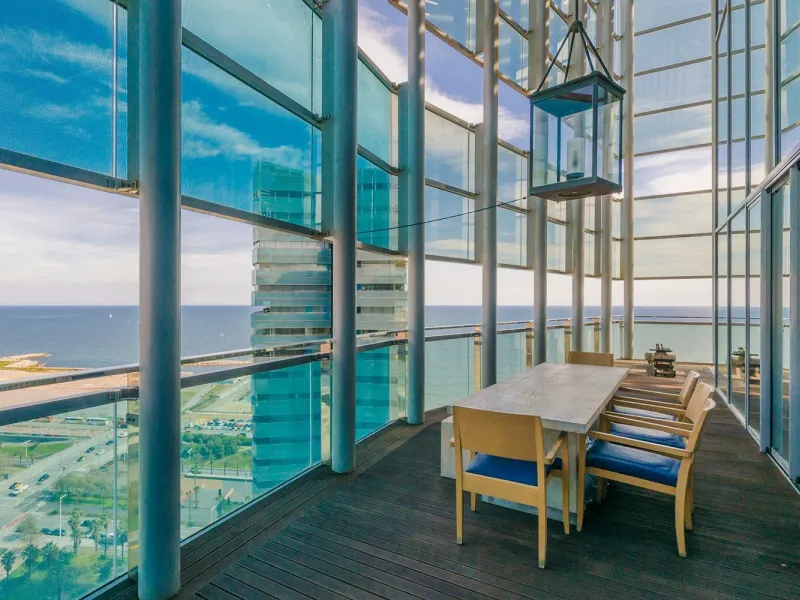 Duplex Penthouse with Panoramic Terrace and Sea Views in Diagonal Mar, Barcelona