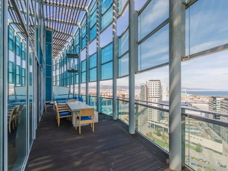 Duplex Penthouse with Panoramic Terrace and Sea Views in Diagonal Mar, Barcelona