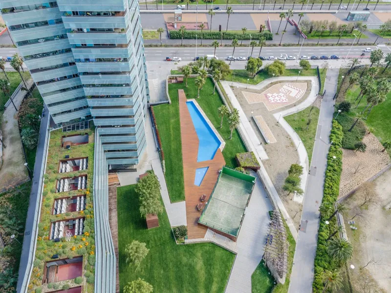 Duplex Penthouse with Panoramic Terrace and Sea Views in Diagonal Mar, Barcelona