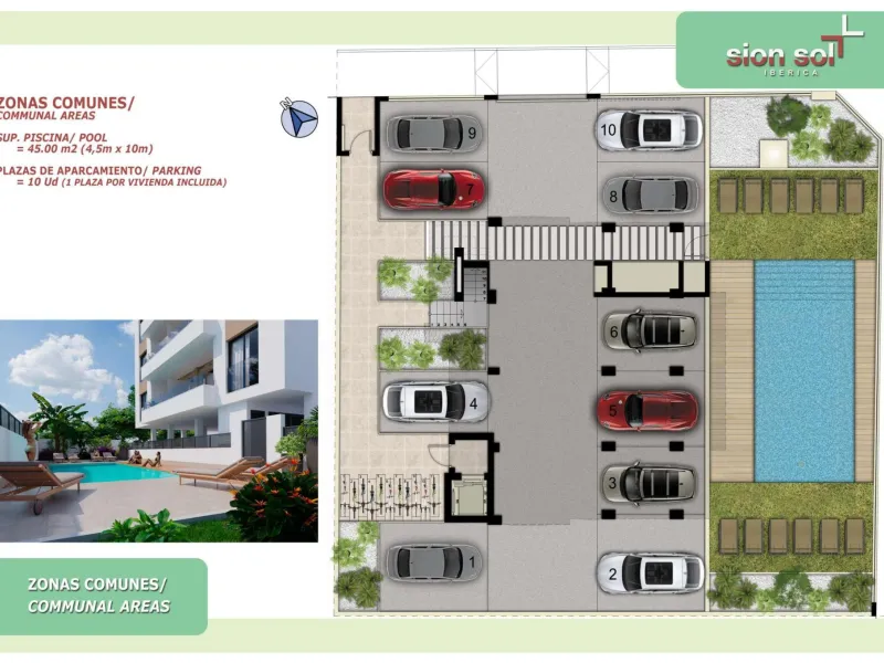 NEWLY BUILT 2-BEDROOM APARTMENTS WITH INCLUDED PARKING + COMMUNITY POOL, JUST 900m FROM THE BEACH - STARTING AT €269,000
