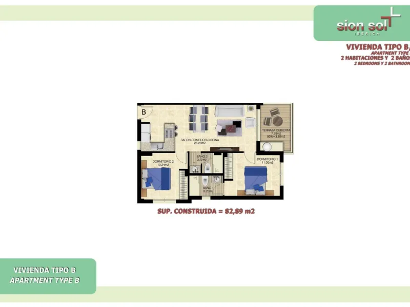 NEWLY BUILT 2-BEDROOM APARTMENTS WITH INCLUDED PARKING + COMMUNITY POOL, JUST 900m FROM THE BEACH - STARTING AT €269,000