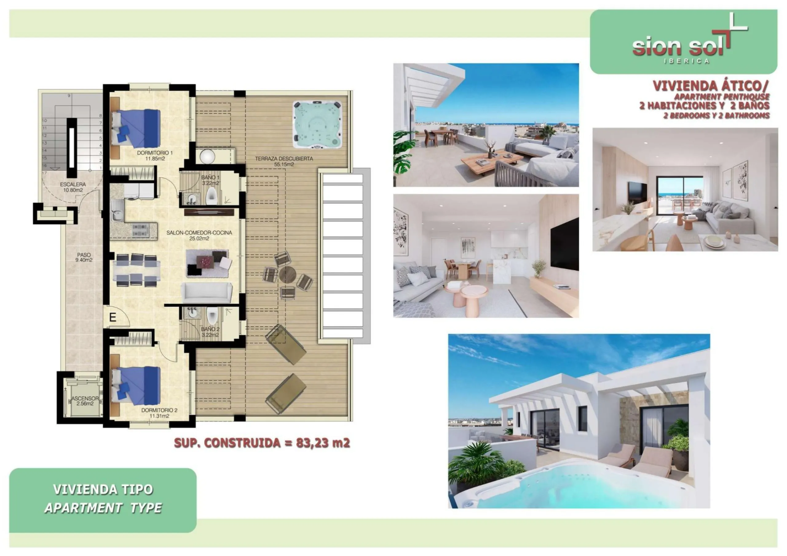 NEWLY BUILT 2-BEDROOM APARTMENTS WITH INCLUDED PARKING + COMMUNITY POOL, JUST 900m FROM THE BEACH - STARTING AT €269,000