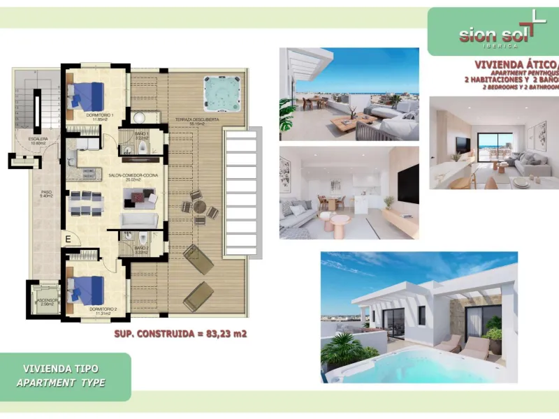 NEWLY BUILT 2-BEDROOM APARTMENTS WITH INCLUDED PARKING + COMMUNITY POOL, JUST 900m FROM THE BEACH - STARTING AT €269,000