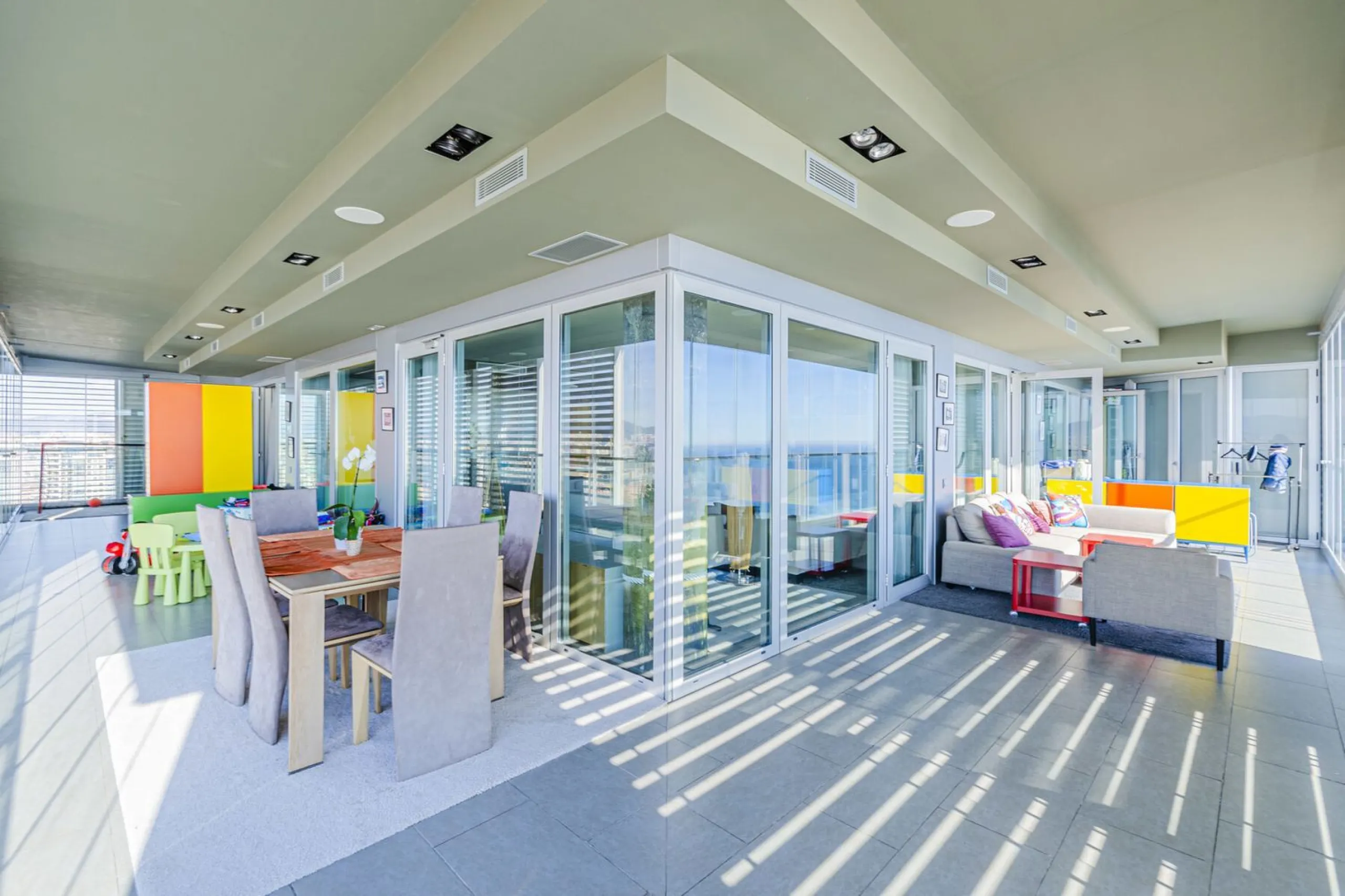 High-Rise Apartment with Terrace and Panoramic Views in Diagonal Mar, Barcelona