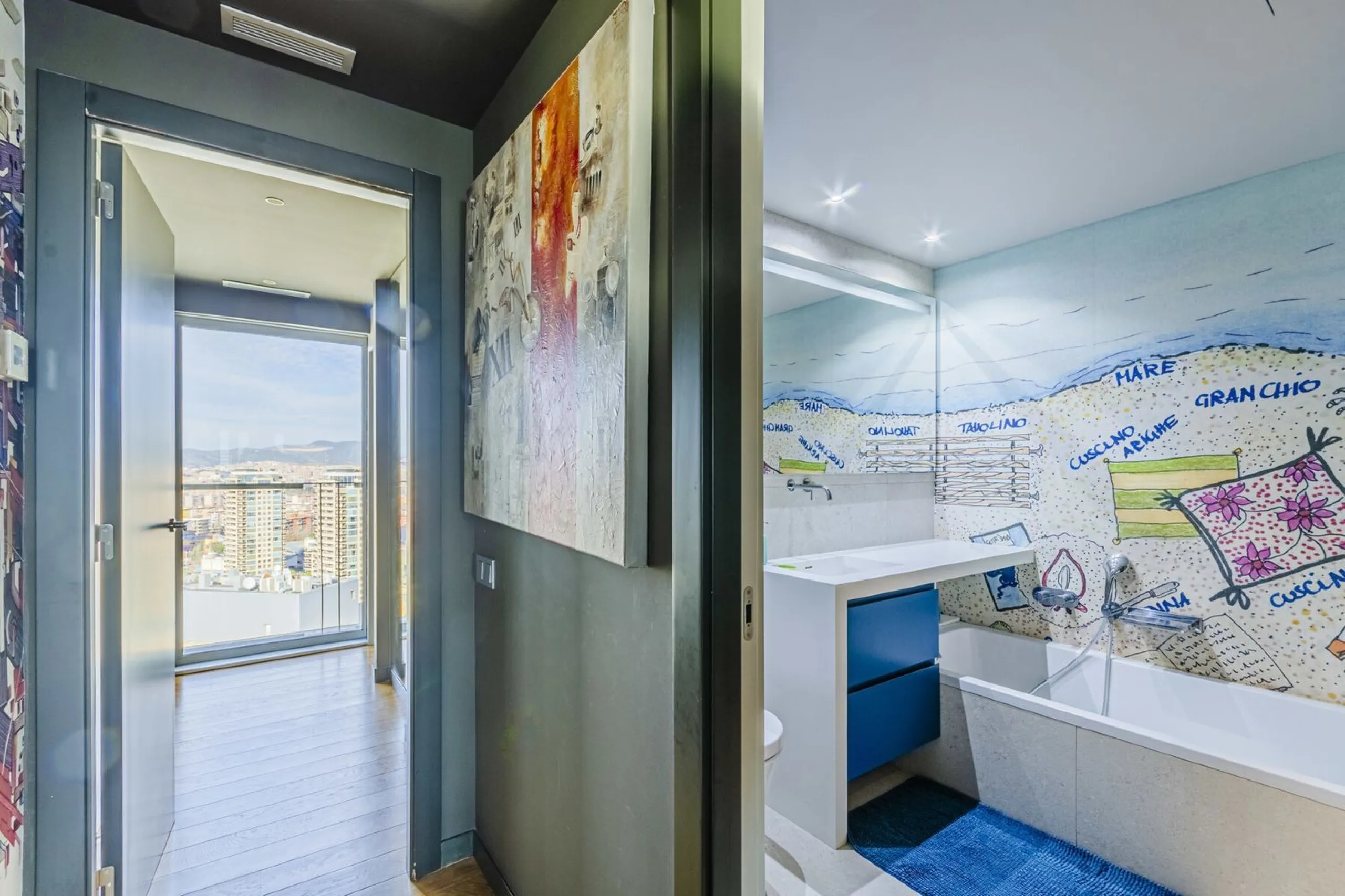 High-Rise Apartment with Terrace and Panoramic Views in Diagonal Mar, Barcelona
