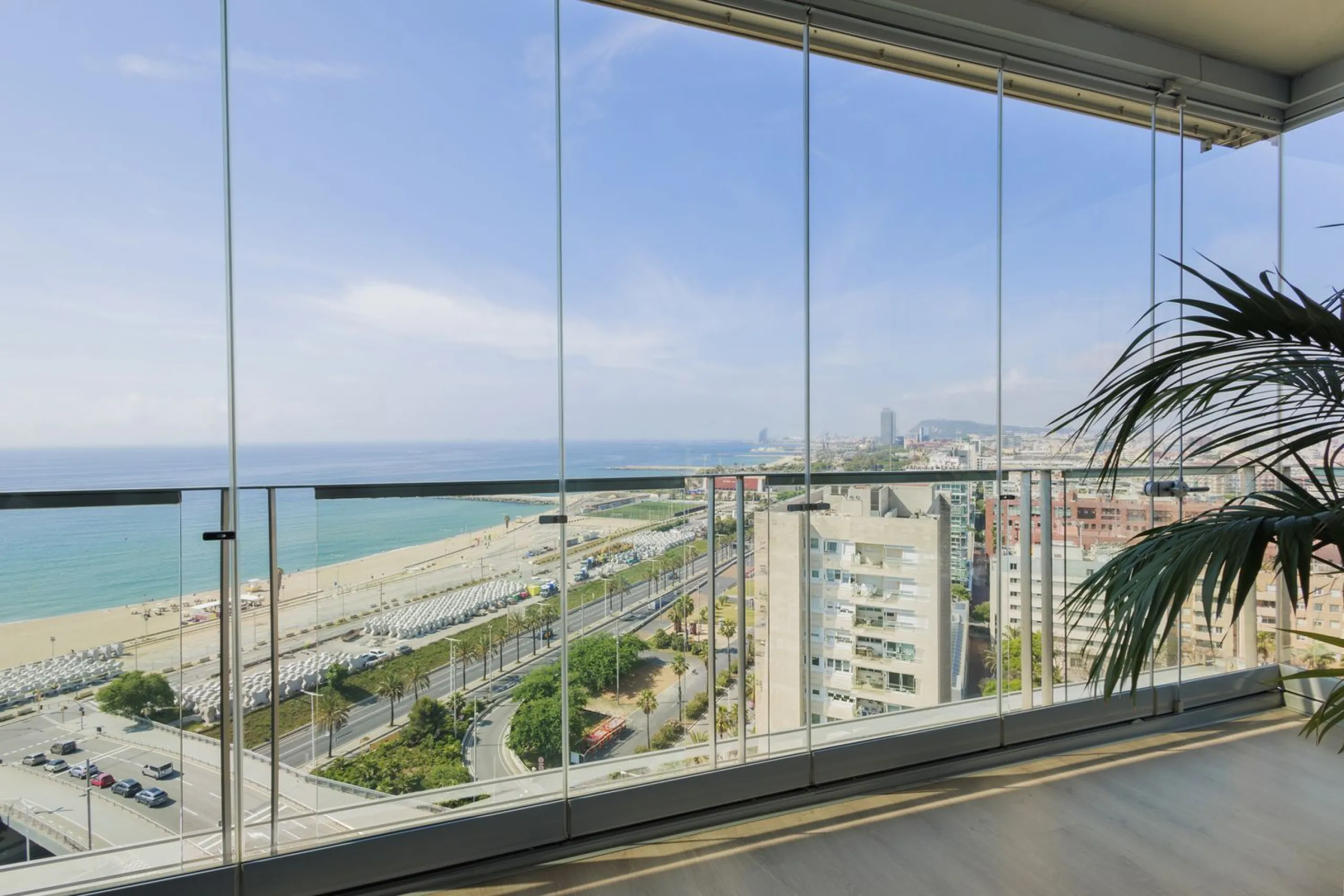 Luxury Sea-Front Apartment with Panoramic Terrace – Diagonal Mar, Barcelona