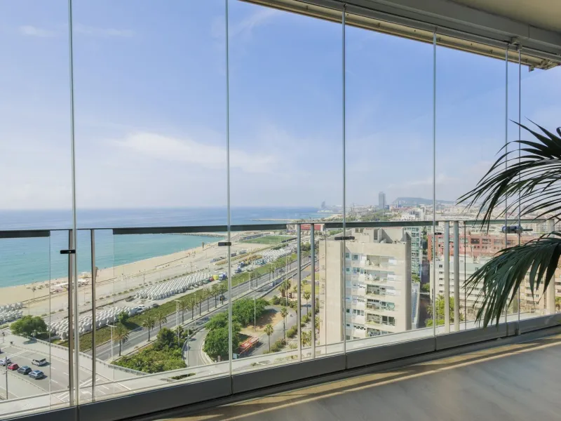 Luxury Sea-Front Apartment with Panoramic Terrace – Diagonal Mar, Barcelona