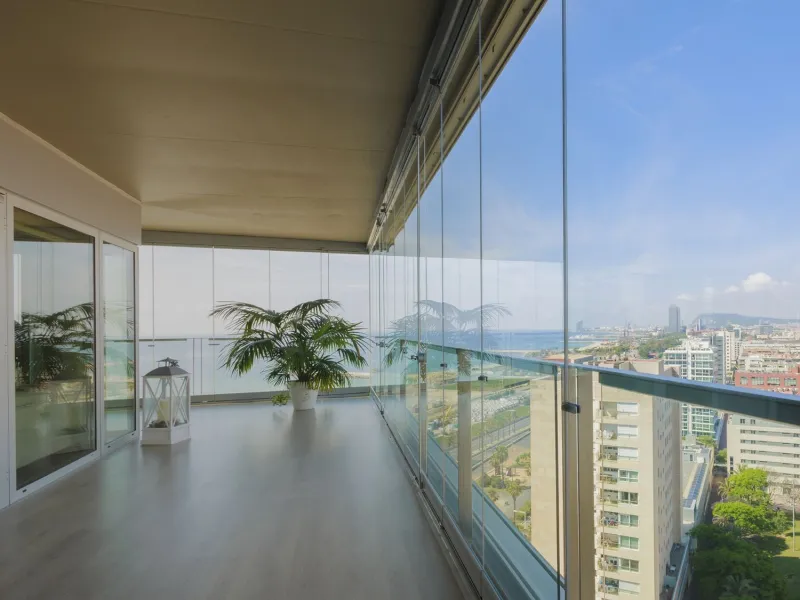 Luxury Sea-Front Apartment with Panoramic Terrace – Diagonal Mar, Barcelona
