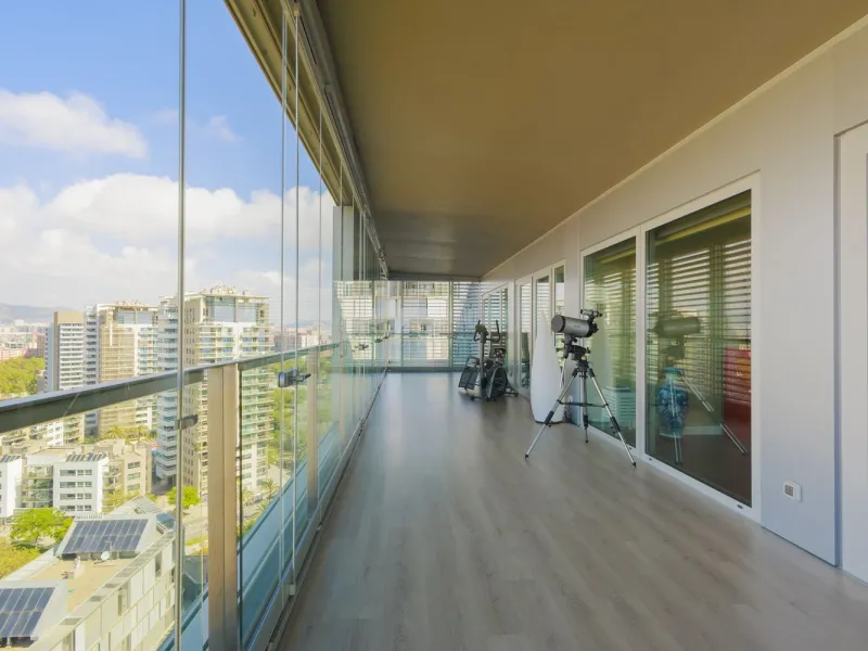 Luxury Sea-Front Apartment with Panoramic Terrace – Diagonal Mar, Barcelona