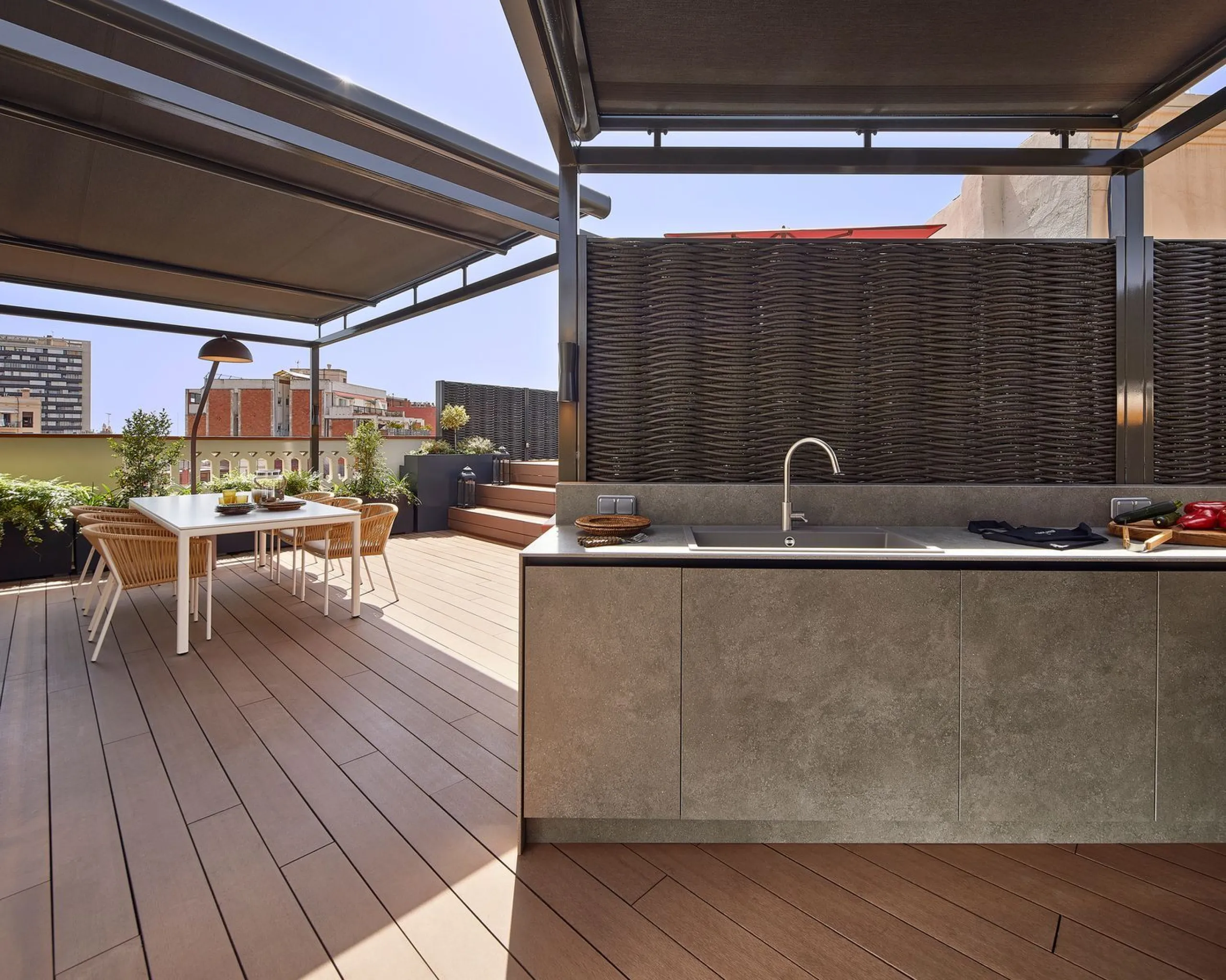 Ático con terraza privada y piscina en Barcelona, Eixample
