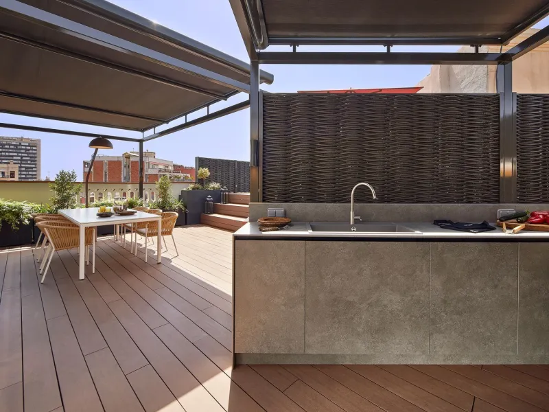 Ático con terraza privada y piscina en Barcelona, Eixample