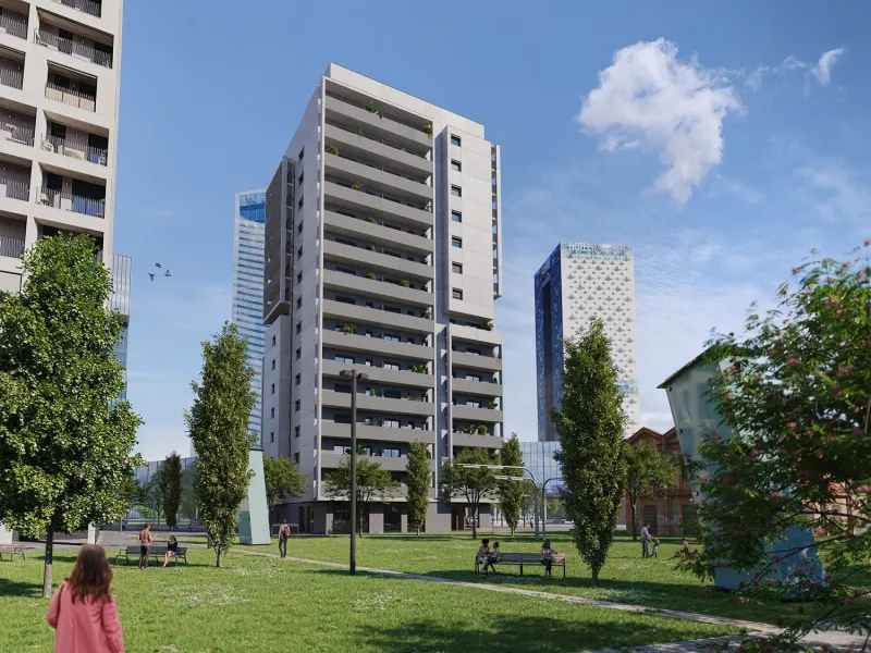 Modern High-Quality Apartments in a Residential Complex Under Construction in L'Hospitalet de Llobregat, Barcelona