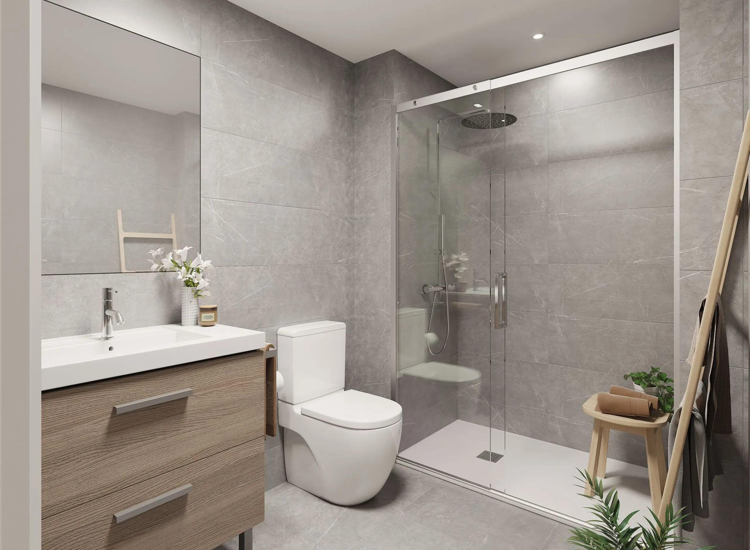 Modernos apartamentos de alta calidad en un complejo residencial en fase de construcción en L'Hospitalet de Llobregat, Barcelona