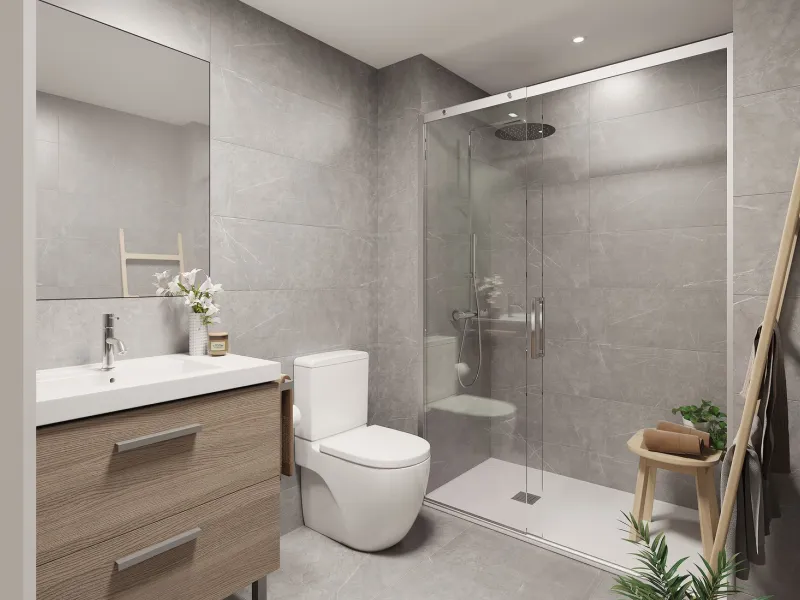 Modernos apartamentos de alta calidad en un complejo residencial en fase de construcción en L'Hospitalet de Llobregat, Barcelona