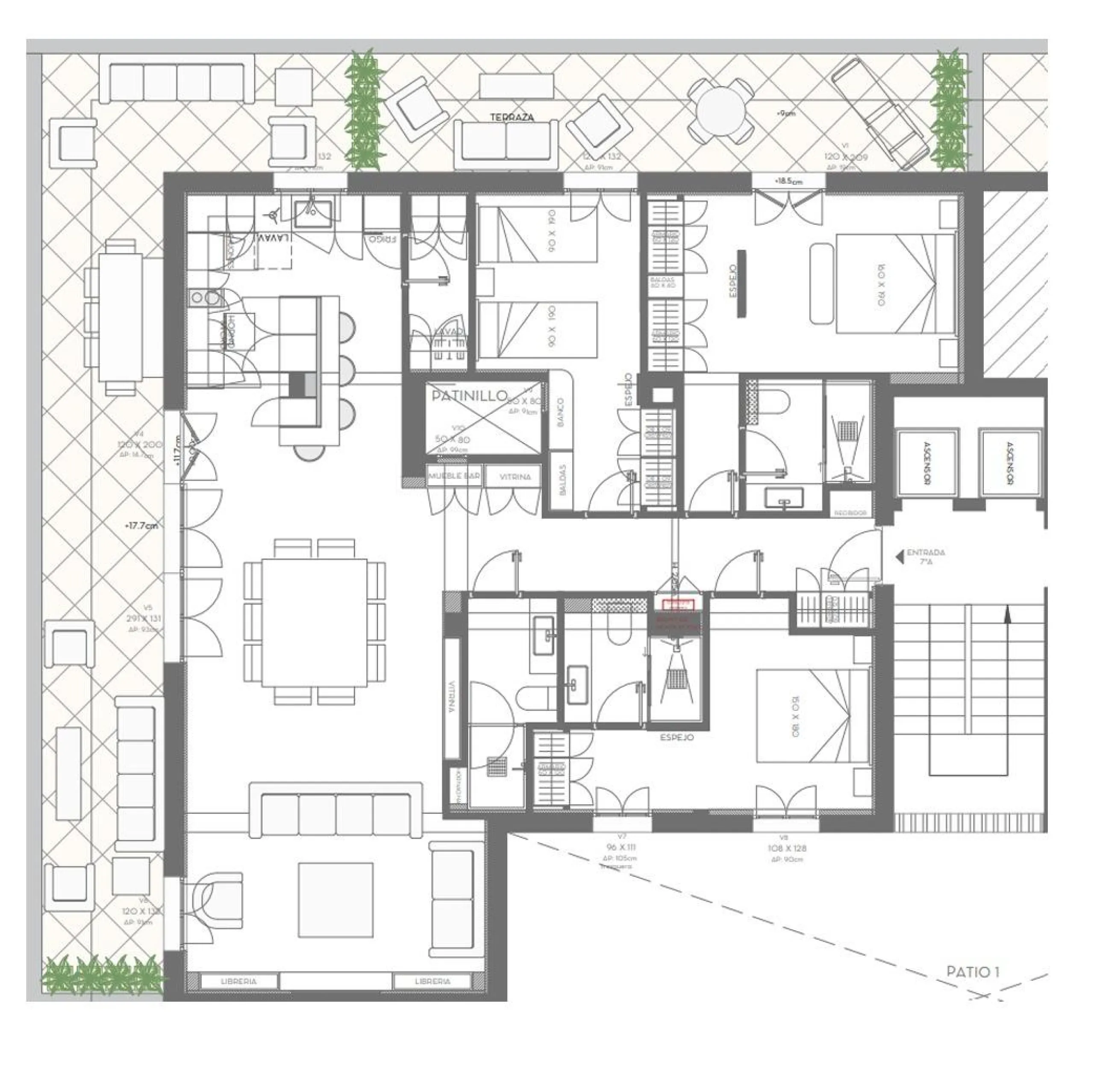 LUJOSO PISO TOTALMENTE REFORMADO CON GRAN TERRAZA EN LISTA | SALAMANCA MADRID