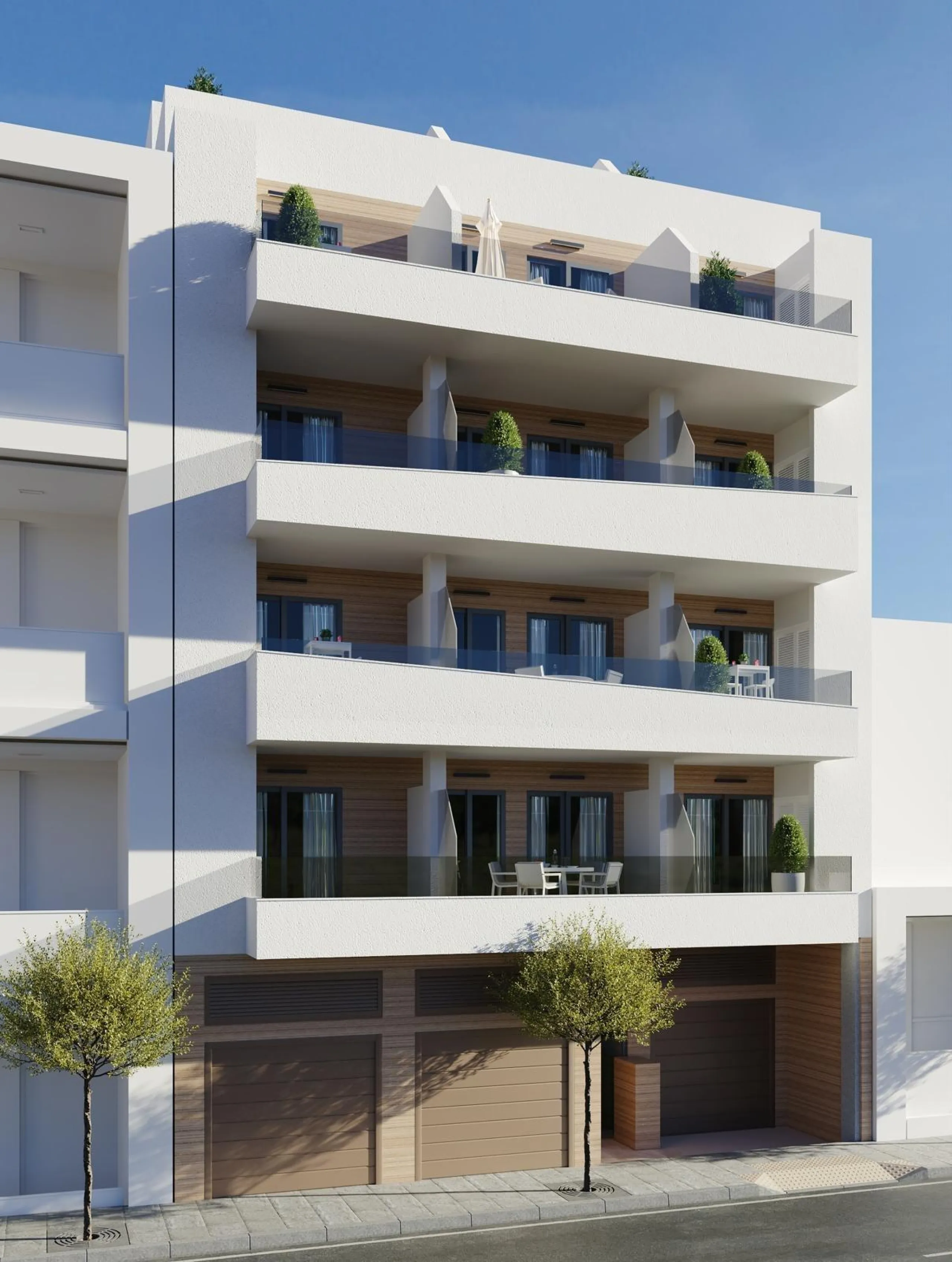 NEW PROJECT "BAHIA CENTER" WITH COMMUNITY POOL AND PARKING SPACES 300 METERS FROM THE BEACH IN TORREVIEJA.