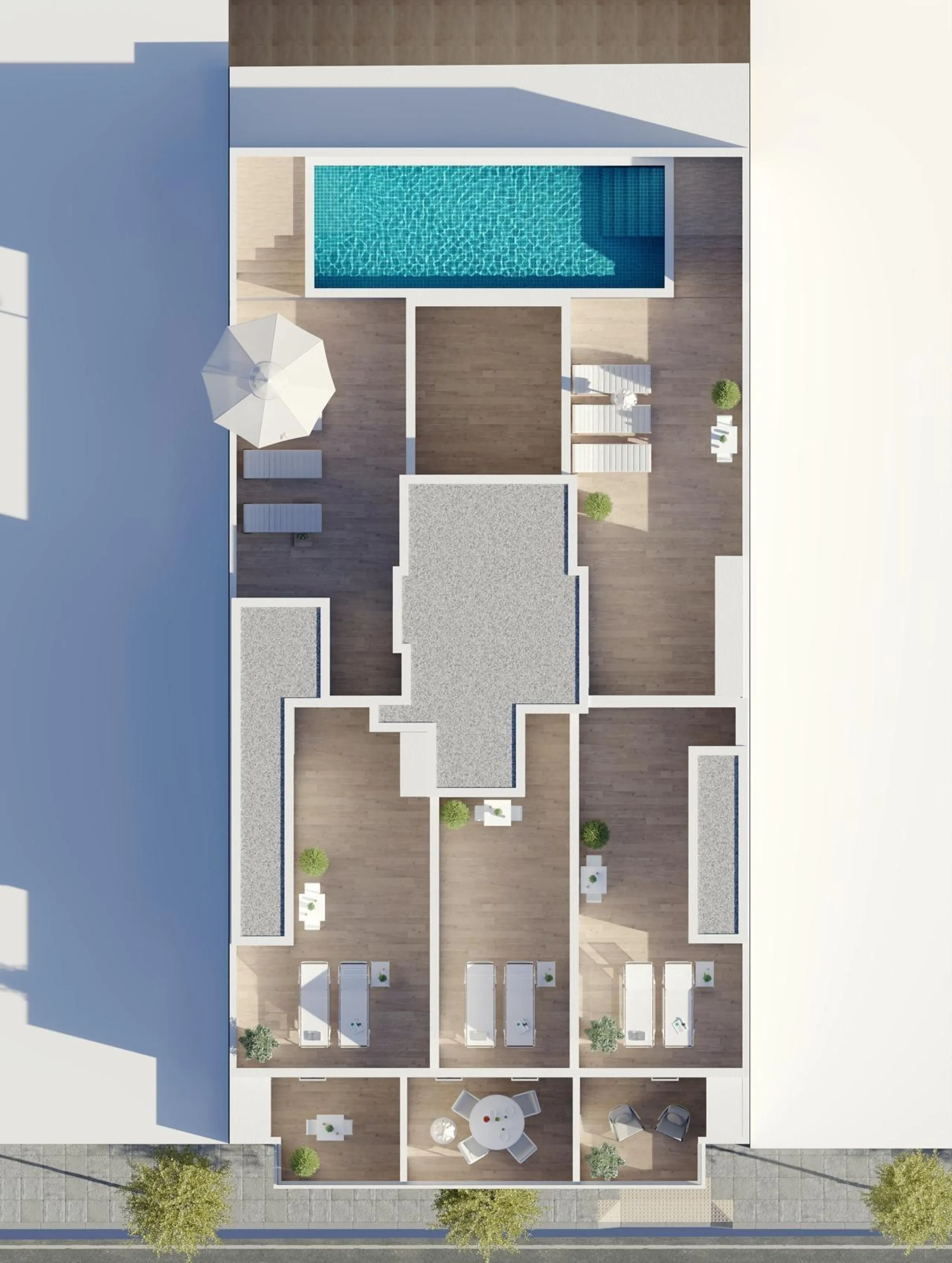 NEW PROJECT "BAHIA CENTER" WITH COMMUNITY POOL AND PARKING SPACES 300 METERS FROM THE BEACH IN TORREVIEJA.