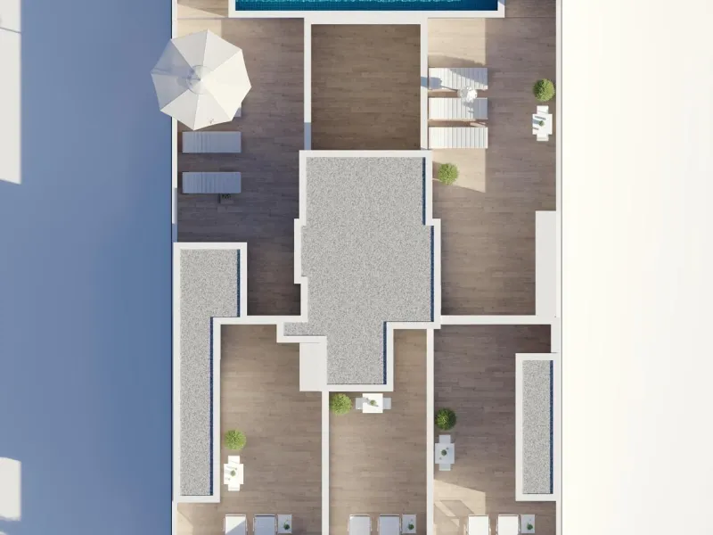 NEW PROJECT "BAHIA CENTER" WITH COMMUNITY POOL AND PARKING SPACES 300 METERS FROM THE BEACH IN TORREVIEJA.